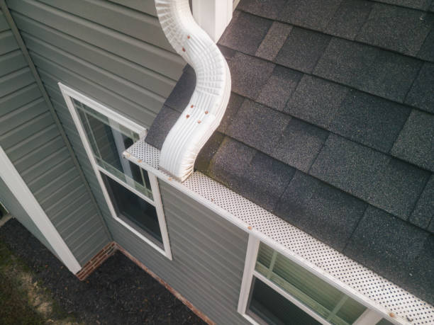 Roof and downspout angle detail